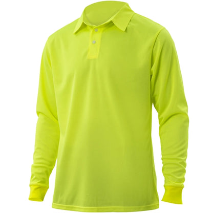 Non-ANSI High Viz Safety Workwear Long Sleeve Polo