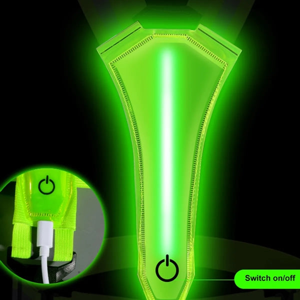 LED Light Up Night Walking Running Lightweight Safety Vest