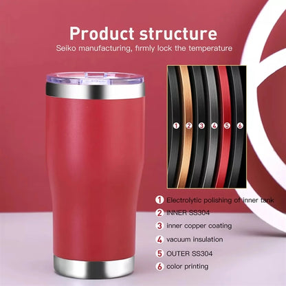 30 OZ Stainless Steel Car Portable Cup