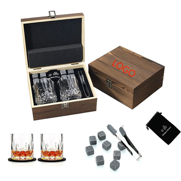 Whiskey Stones Glasses Set Gifts For Men