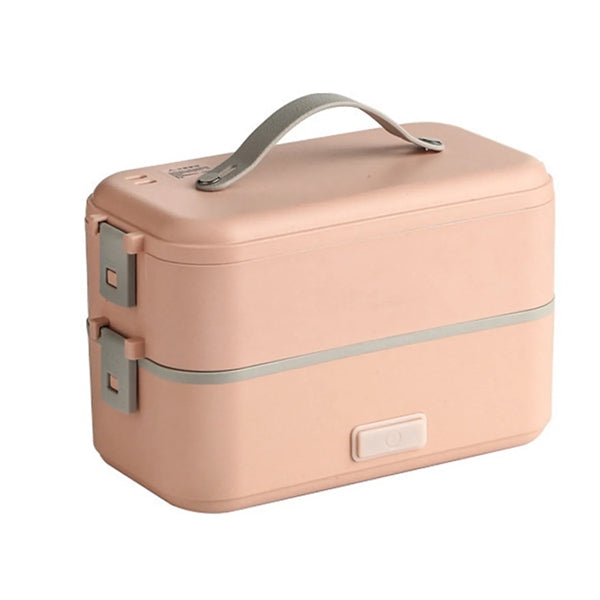 Heated double-layer insulated lunch box