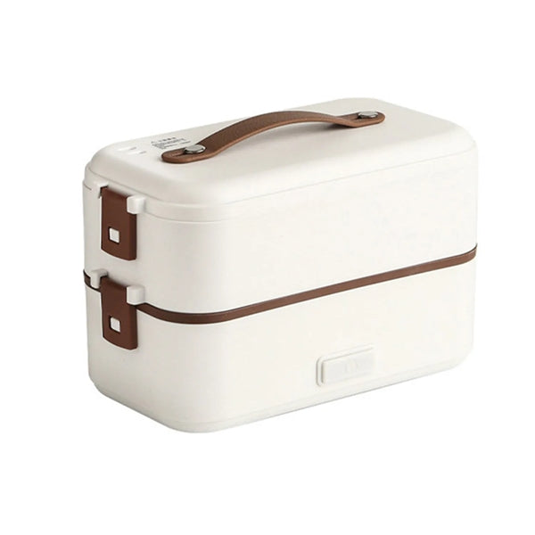 Heated double-layer insulated lunch box