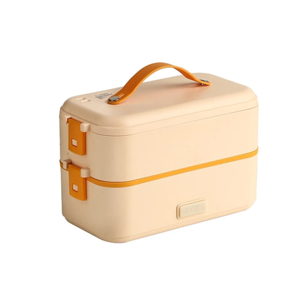 Heated double-layer insulated lunch box
