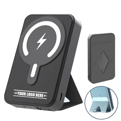 10,000 mAh Magnetic Wireless Power Bank with Folding Stand
