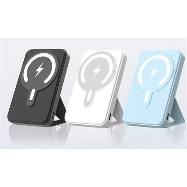10,000 mAh Magnetic Wireless Power Bank with Folding Stand