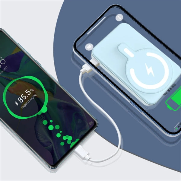 10,000 mAh Magnetic Wireless Power Bank with Folding Stand