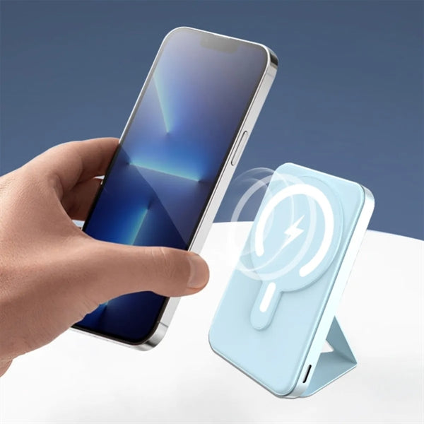 10,000 mAh Magnetic Wireless Power Bank with Folding Stand