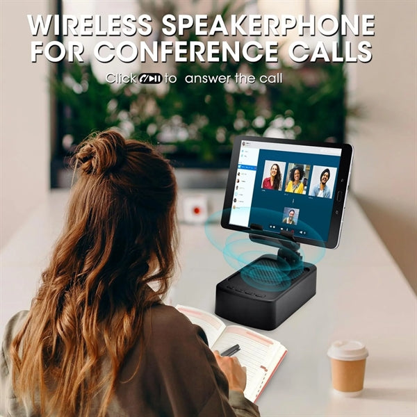 Adjustable Cell Phone Stand With Bluetooth Speaker