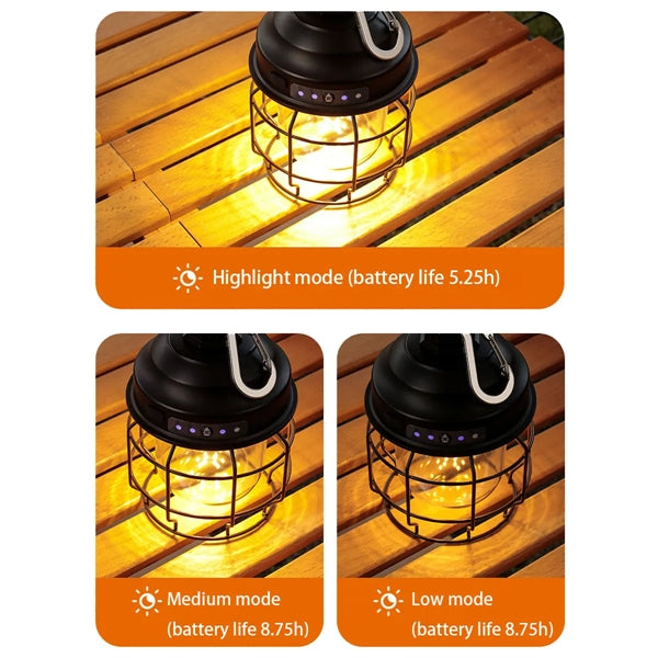 Portable Outdoor Atmosphere Tent Lights Camping Lantern