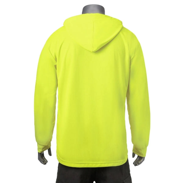 High Vis Non-ANSI Breathable Safety Hoodie T-Shirt