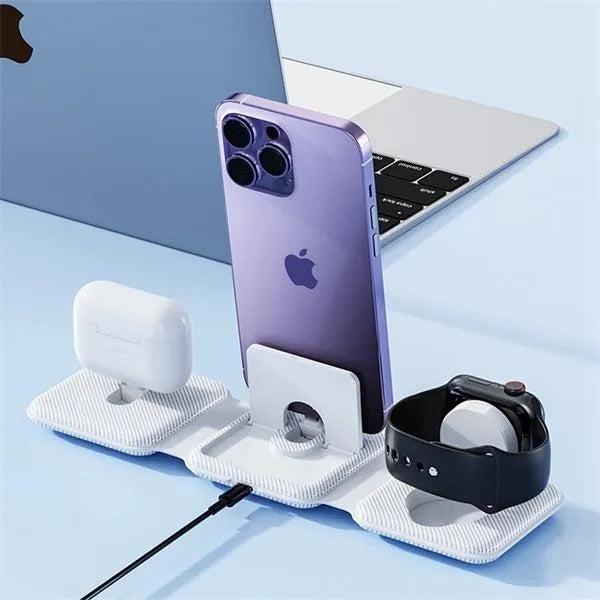 3 In 1 Foldable Magnetic Wireless Charger
