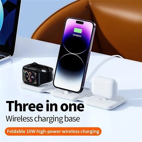 3 In 1 Foldable Magnetic Wireless Charger