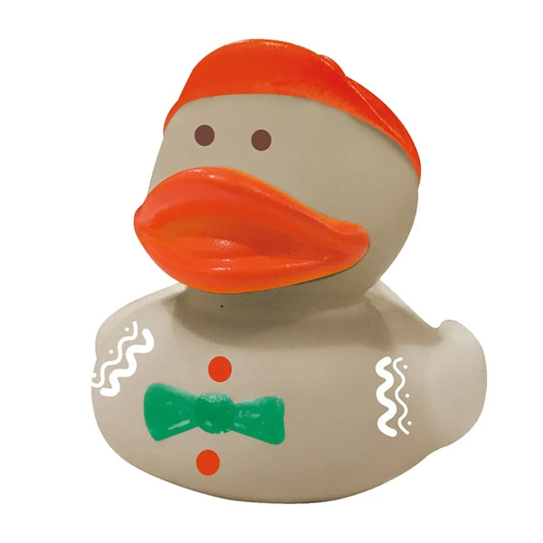 Christmas Bath Toy Rubber Mini Duck Snowflake Santa Hat