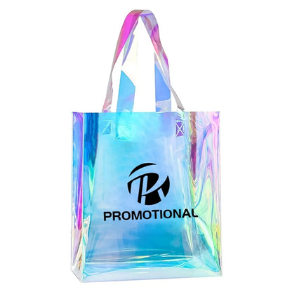 Clear Rainbow Shopping Tote Bag