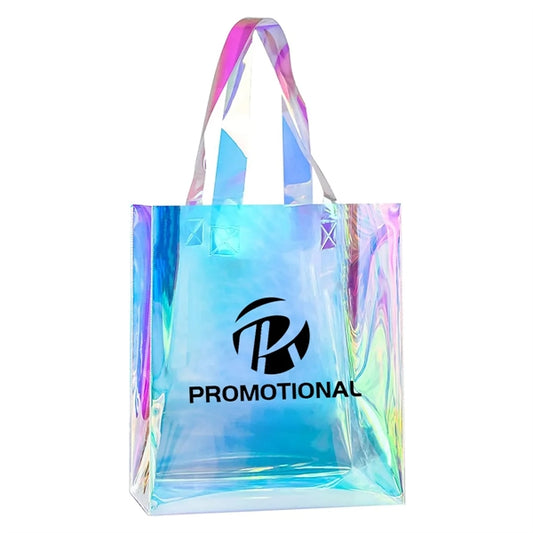 Clear Rainbow Shopping Tote Bag