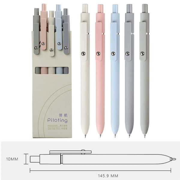 0.5mm Gel Black Ink Fine Point Smooth Writing Pen