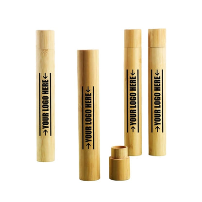 Bamboo Travel Toothbrush Case