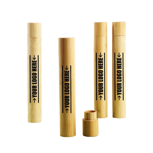 Bamboo Travel Toothbrush Case