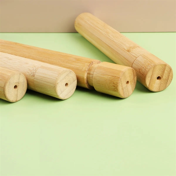 Bamboo Travel Toothbrush Case