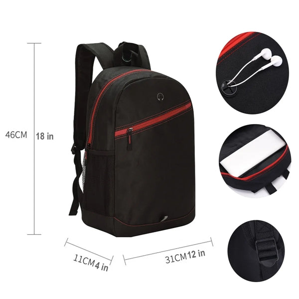 Slim Durable Laptop Backpack With USB Charging Port
