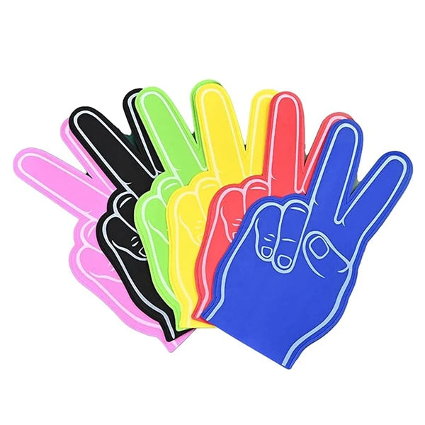 Foam Fingers Cheering Gloves