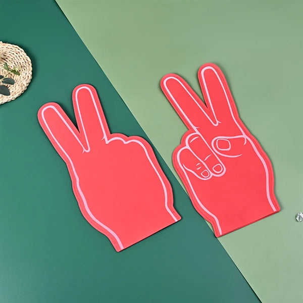 Foam Fingers Cheering Gloves