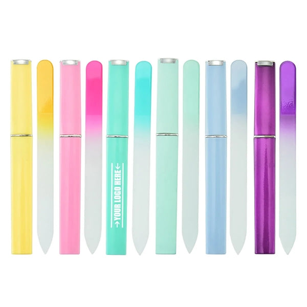 Glass Nail File with Case
