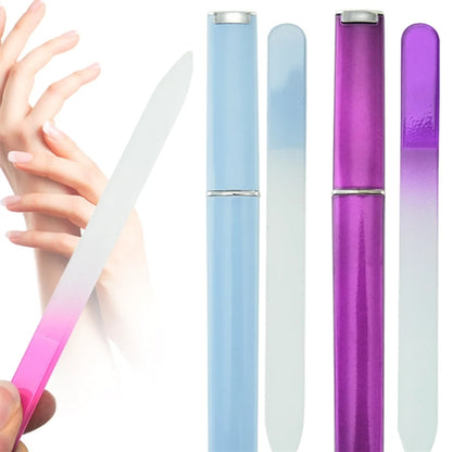 Glass Nail File with Case