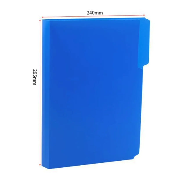 6pcs Letter Size Two-Tone Color File Folders