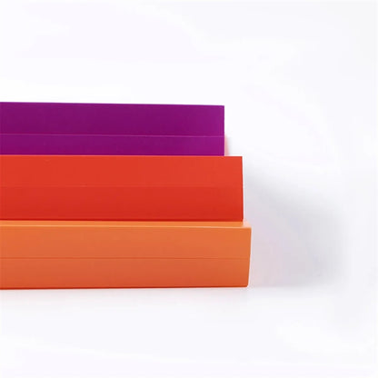6pcs Letter Size Two-Tone Color File Folders