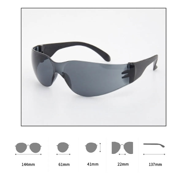 Wrap Around Eyewear Safety Glasses