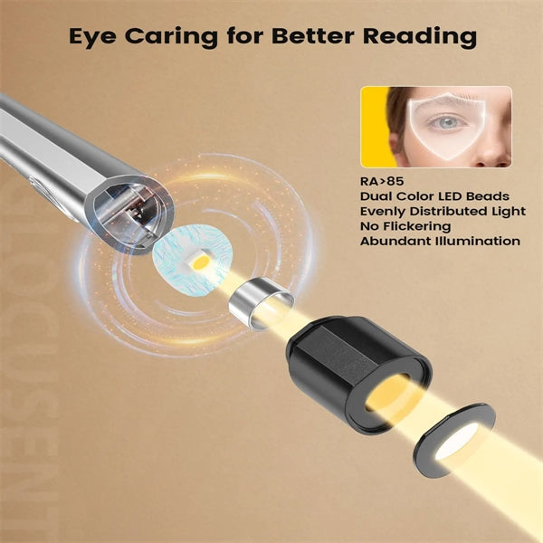 LED Neck Reading Lamp for Books in Bed