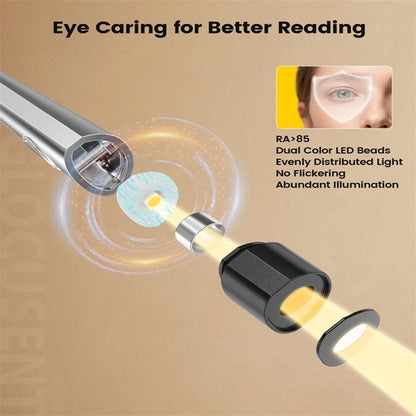LED Neck Reading Lamp for Books in Bed