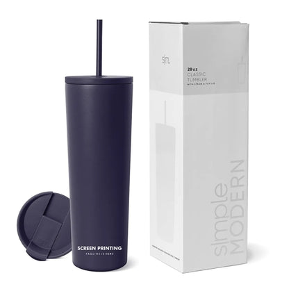 20 OZ  Stainless Steel Insulated Tumbler with Lid and Straw
