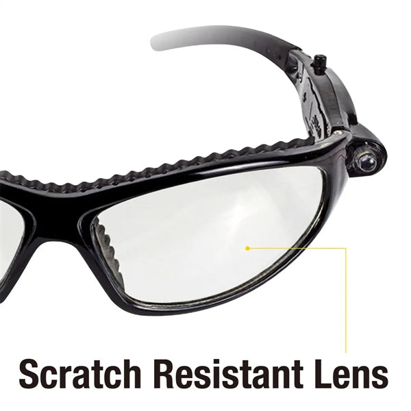 Lighted safety glasses