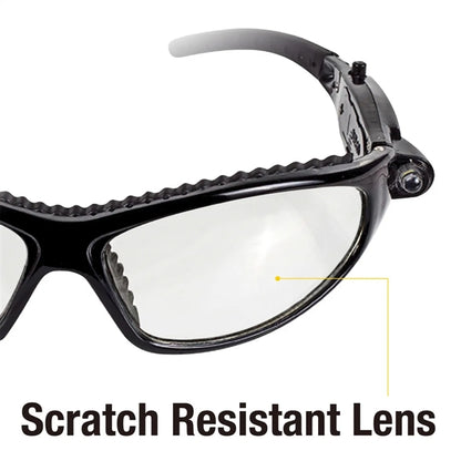 Lighted safety glasses