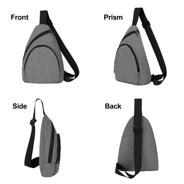 WATERPROOF CROSSBODY SLING BACKPACK ( 9.45" x 12.5" x 3" )