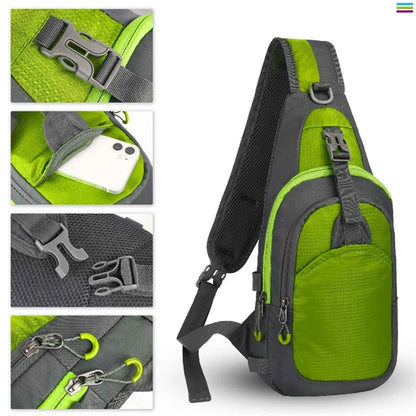 Sport Crossbody Sling Bag ( 7" x 14" x 3" )