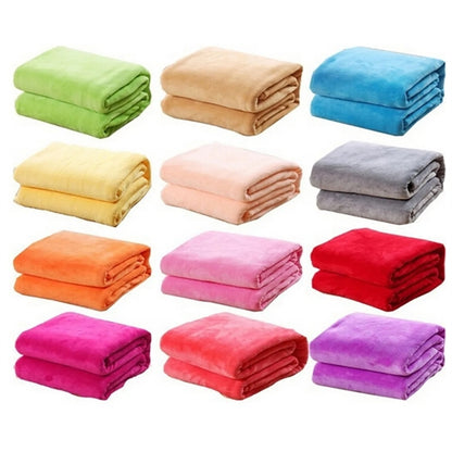 Soft Lightweight Microfiber Flannel Blankets
