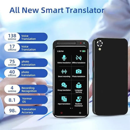 Language Two Way Real-Time Translator Device
