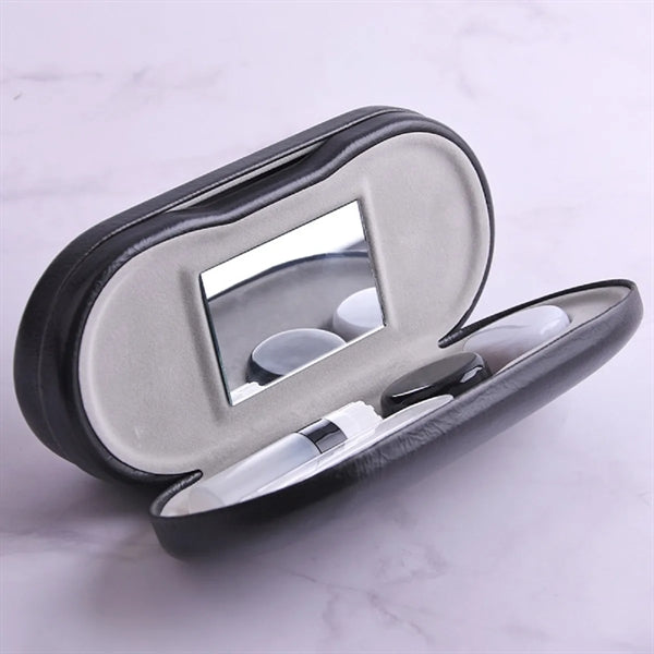 2 in 1 Double Sided Portable Contact Lens Case and Glasses C