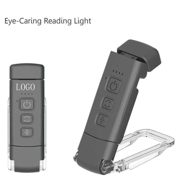 Portable Clip-on LED Reading Book Light USB Rechargeable