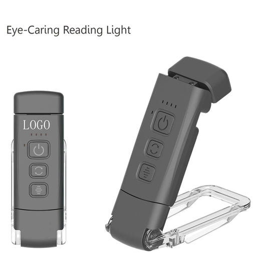 Portable Clip-on LED Reading Book Light USB Rechargeable