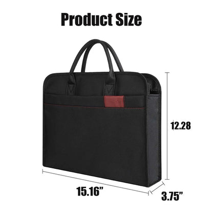 15.6 Inch Large Capacity Laptop Tote Bag Document Briefcase