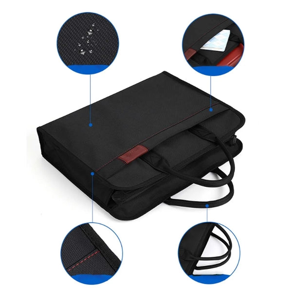 15.6 Inch Large Capacity Laptop Tote Bag Document Briefcase