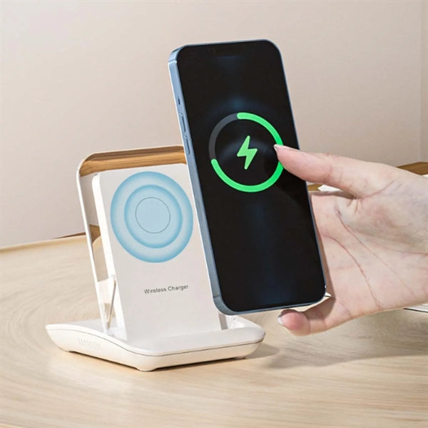 15W Magnetic Wireless Charger Desktop Mobile Phone Holder