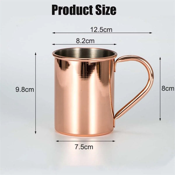 14 oz.Custom Classic Stainless Steel Moscow Mule Mugs