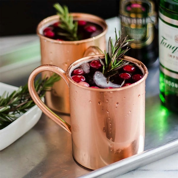 14 oz.Custom Classic Stainless Steel Moscow Mule Mugs