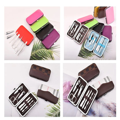 7pcs Stainless Steel Nail Clipper Tool Set All Over Printing
