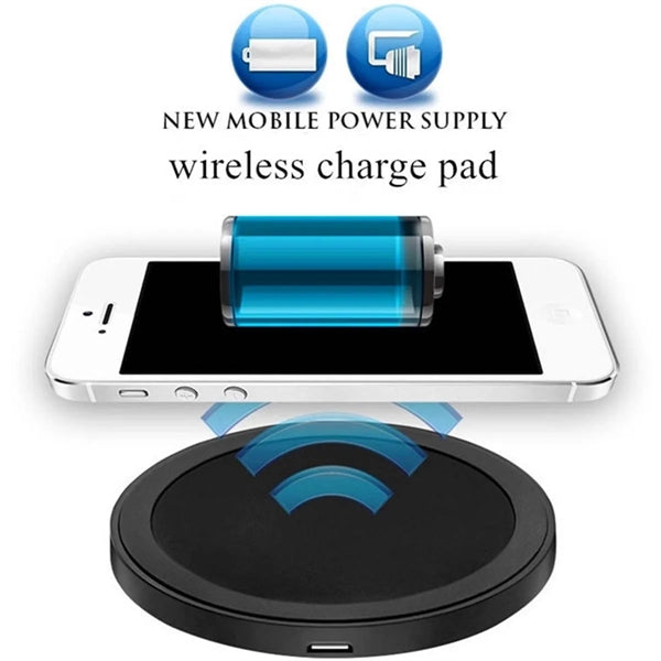 10W Round Protable Wireless Charger Fast Charging Dock Pad